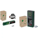 Bosch Professional Akkuschrauber GO (inkl. 25-tlg. Bit-Set, USB-Ladekabel, L-BOXX Mini) & Laser Entfernungsmesser GLM 40 (Flächen-/Volumenberechnung, max. 40 m, 2x 1,5-V Batterien, Schutztasche)