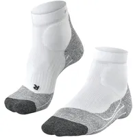 Falke Herren Tennissocken TE2 Short M Sso Baumwolle Funktionsmaterial antiblasen 1 Paar, Weiß White-Mix 2020, 42-43