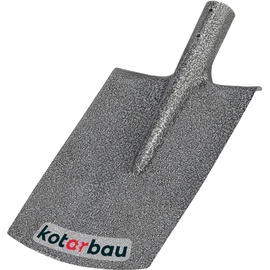 KOTARBAU KOTARBAU® Robuster Spaten 290 x 190 mm Gärtnerspaten für 38 mm Stieldurchmesser Stahlschaufel zum Pflanzen OHNE STIEL