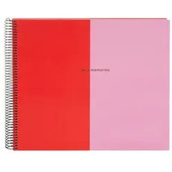 GOLDBUCH Fotospiralbuch Coloration rot/pink 25 482 35x30cm