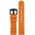 Luminox Uhrenarmband aus Kautschuk mit Carbonoxschließe in der Farbe Orange für die Serie Navy Seal 3600, Bandanstoß: 24mm, FP3800.35B