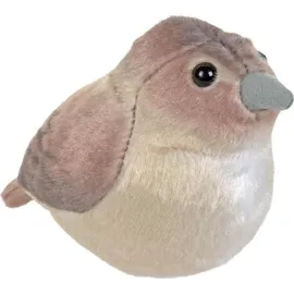 Wild Republic Vögel mit Ton Nachtigall 15 cm Braun