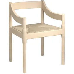 Fritz Hansen - Carimate Stuhl, Buche natur / Papierkordel natur