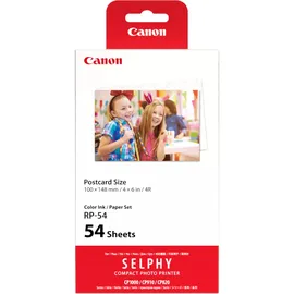 Canon RP-54 Tinten und Papiersatz Postkartenformat