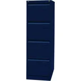 BISLEY LIGHT Hängeregistraturschrank oxfordblau 4 Schubladen 41,3 x 62,2 x 132,1 cm