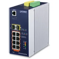 PLANET IGS-6325-8UP2S Netzwerk-Switch Managed L3 Gigabit Ethernet (10/100/1000) Power over Ethernet (PoE) Aluminium, Schwarz