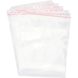 TRU Components Druckverschlussbeutel ohne Beschriftungsstreifen (B x H) 80mm x 120mm Transparent Polyethylen
