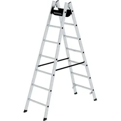 PROREGAL Sprossen-Stehleiter 2x7 Sprossen