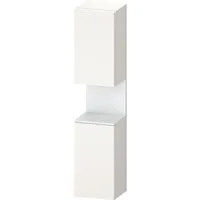 Duravit Qatego Hochschrank Weiß Supermatt mit Nischenbeleuchtung × weiß