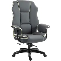Vinsetto Bürostuhl, Ergonomisch Schreibtischstuhl mit Liegefunktion, Drehfunktion, Höhenverstellbar Computerstuhl für Home-Office, Kunstleder,