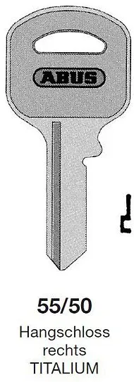 Schlüsselrohling ABUS 55/50