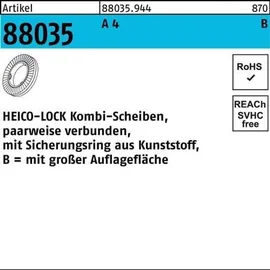 HEICO Befestigungstechnik Kombischeibe R 88035 HKB-10S A 4 200 Stück