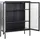 Beliani Vitrine - Buffetschrank, LERRYN 90 x 35 x 111 cm