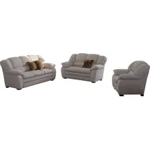Cotta Couch Baumwolle/Polyester 3-2-1 Garnitur Braun