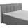 ed-lifestyle ED EXCITING DESIGN Granada 2 Polsterbett Holzwerkstoff/9-Zonen-Tonnentaschenfederkern H2 - grau