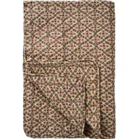 Ib laursen Quilt mit Himbeerfarbigem Karomuster 180 x 130