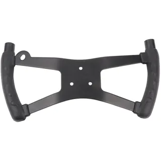 Auto-Lenkrad, ABS + Alloy H-Typ-Lenkrad Schwarz Racing Kart Go Cart Auto-Modifikationsteile Kart-Lenkrad