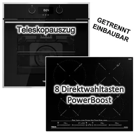 Teka Backofen HydroClean + Induktionskochfeld Power+
