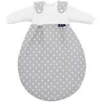 Alvi 3-tlg. Ganzjahresschlafsack TencelTM Stars silber - Gr. 80/86