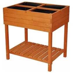 Dazikemo Gemüse Hochbeet / Kräuterbeet braun