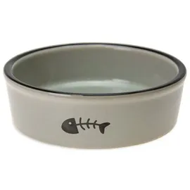 Karlie Keramik Katzennapf, grau - 200 ml, Ø 12 cm