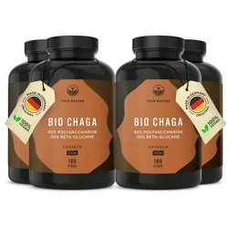 Bio Chaga Kapseln - Polysaccharide, Beta Glucane, Made in DE 720 St