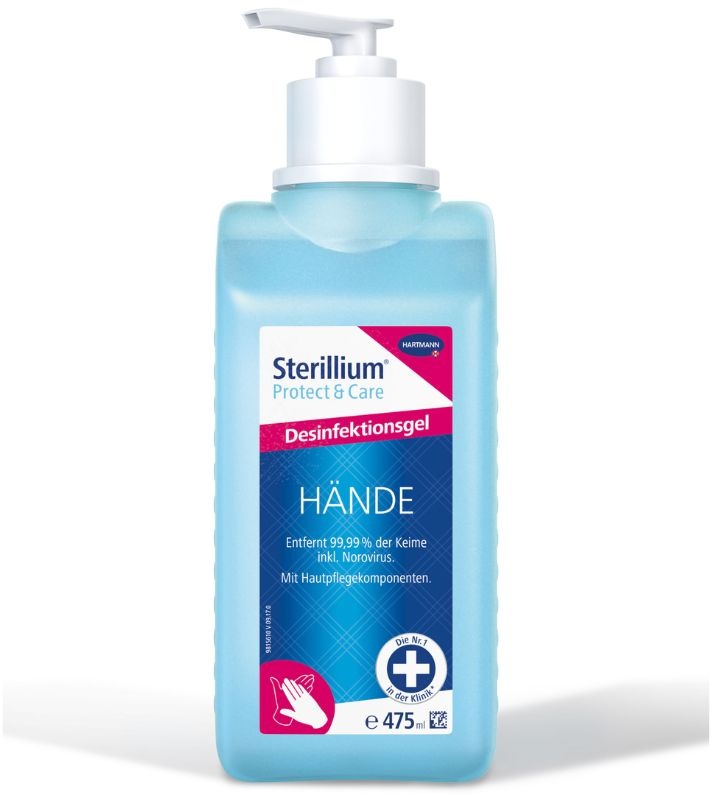 HartMänner Sterillium® Protect & Care Flasche mit Pumpe Desinfektionslösung 0,48 l