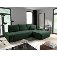 Fun Möbel Ecksofa Sofa mit Schlaffunktion VOGAR Stoff Poso