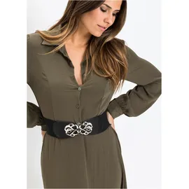bonprix Stretchgürtel Polyester schwarz 65