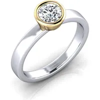 Verlobungsring VR29 585er Weifl-/Gelbgold - 7979