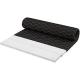 dein schlaf 24 Kaltschaum-TOPPER 80 x 200 cm Schwarz