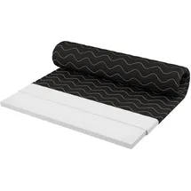 dein schlaf 24 Kaltschaum-TOPPER 80 x 200 cm Schwarz
