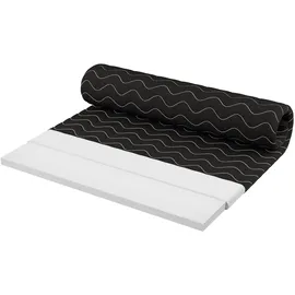 dein schlaf 24 Kaltschaum-TOPPER 80 x 200 cm Schwarz