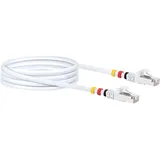 Schwaiger Netzwerkkabel CAT7 2x 3 Farbringe 5 m