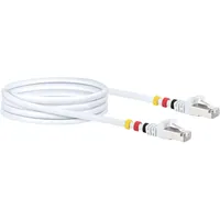 Schwaiger Netzwerkkabel CAT7 2x 3 Farbringe 5 m