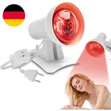 Rotlichtlampe,  150W Infrarotlampe Mit 4-Stufige Temperaturregelung, 3-Stufige Z