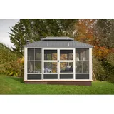 Sojag Pavillon Olan 3,11 x 2,91 m inkl. Moskitonetz Schwarz