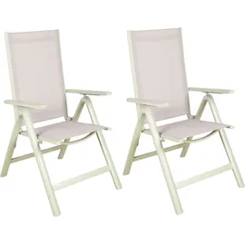 Garden Pleasure ENOLA Hochlehner 59,5 x 73 x 107 cm grau 2 St.