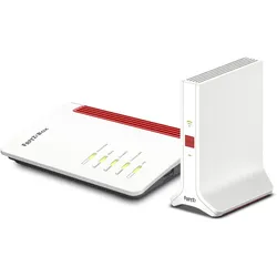 AVM FRITZ!Box 5530 Fiber + FRITZ!Repeater 3000 AX Bundle mit WiFi 6 Router und WiFi 6 Repeater