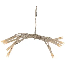 IDENA LED Lichterkette 10 m lang, für Innen, zum Basteln, als Party Deko, Weihnachtsdeko, zur Hochzeit