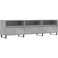 VidaXL TV-Schrank Betongrau 150x30x44,5 cm Holzwerkstoff
