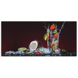 Artland Küchenrückwand »Frischer Fruchtcocktail«, (1 tlg.), Alu Spritzschutz mit Klebeband, einfache Montage, bunt