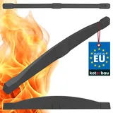 KOTARBAU Kaminrost 370 mm Einzelrost Aschenrost Tafelrost Rost Ersatzteile Zubehör Gusseisenrost Ofenrost Eckig Eckrost Gusseisen
