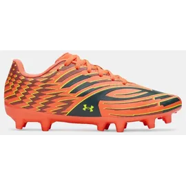 Under Armour Shadow Select 4 FG Jr orange high vis yellow (824) 4.5