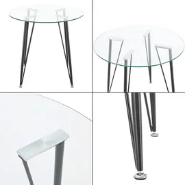 [en.casa] Huittinen Ø 80 cm schwarz