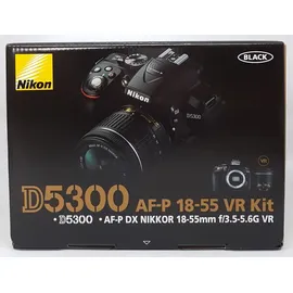 Nikon D5300 schwarz + AF-P DX 18-55mm VR