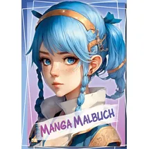 dhamma verlag Manga Malbuch 52 Ausmalbilder