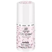 Alessandro Striplac Peel or Soak Top Coat 8 ml rosé glitter