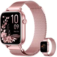 Betatree Smartwatch für Damen mit Anrufen und WhatsApp, 1,83 Zoll Damenuhr Smartwatch, 120+ Sportmodi Schrittzähler Smart Watch, Schlaf/Herzfrequenzmesser, IP67 Fitness Tracker für Android iOS