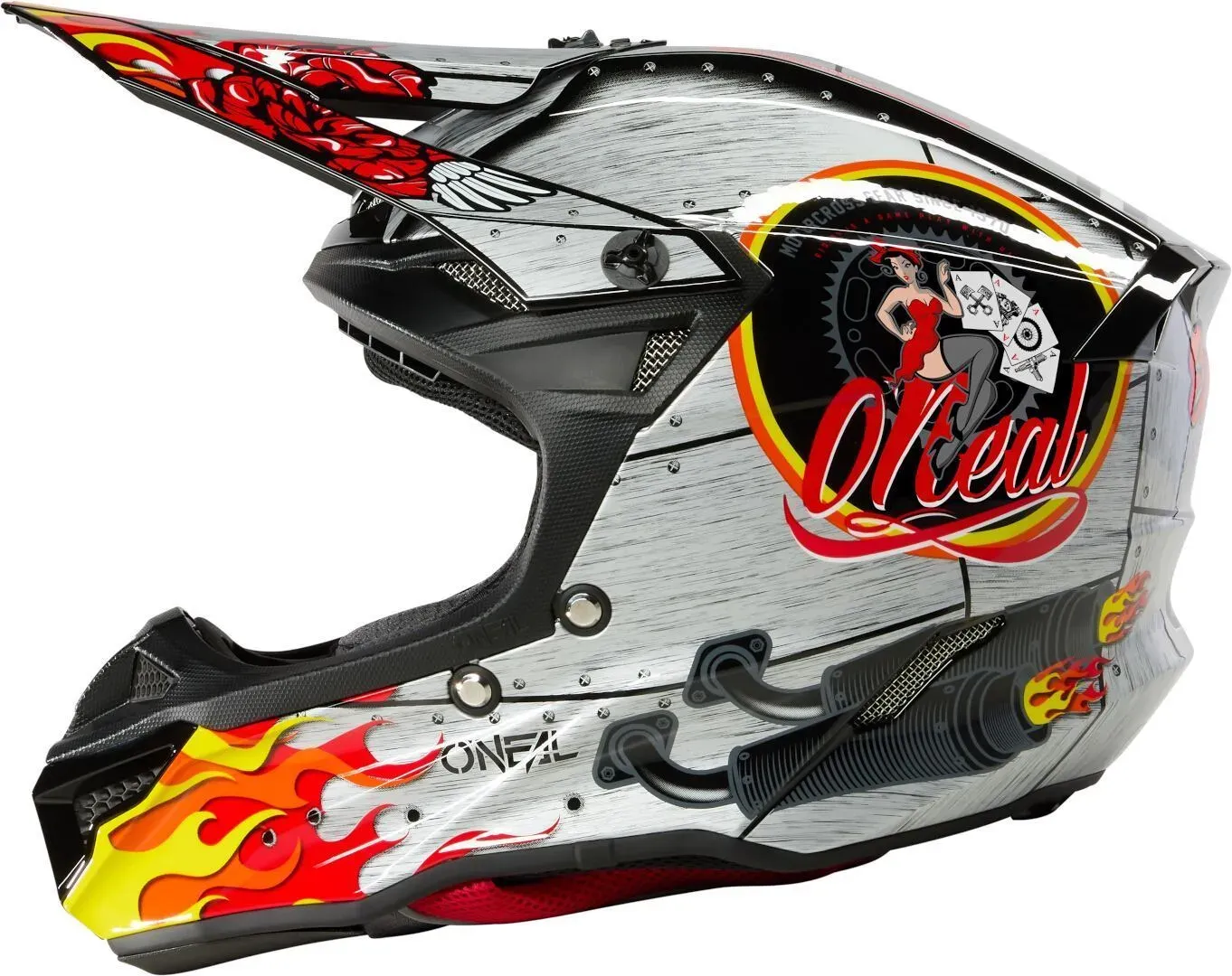 Oneal 5SRS Polyacrylite HR Motocross Helm